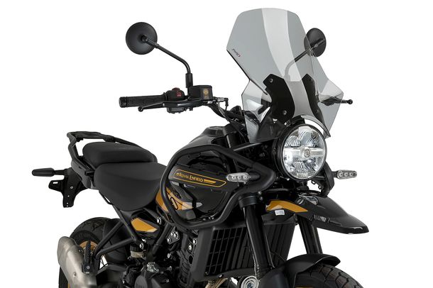 Windschild Puig Verstellbare Scheibe 445 x 380 mm mit ABE für Royal Enfield Himalayan 450 Bj. 2024 - 2026