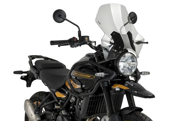 Windschild Puig Verstellbare Scheibe 445 x 380 mm mit ABE für Royal Enfield Himalayan 450 Bj. 2024 - 2026