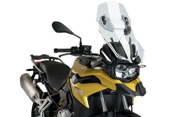 Windschild Puig Verstellbare Scheibe 490 x 420 mm mit ABE für BMW F750GS, F850GS, F850GS Adventure, F800GS Bj. 2018 - 2026