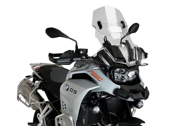 Windschild Puig Verstellbare Scheibe 490 x 420 mm mit ABE für BMW F750GS, F850GS, F850GS Adventure Bj. 2018 - 2024
