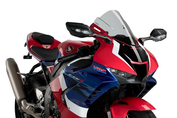Windschild Puig Z-Racing-Scheibe 335 x 270 mm mit ABE für Honda CBR1000RR-R Fireblade SP, CBR1000RR-R Fireblade Bj. 2020 - 2025