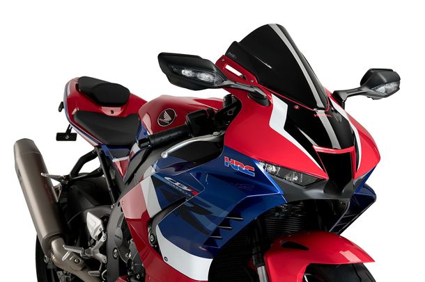 Windschild Puig Z-Racing-Scheibe 335 x 270 mm mit ABE für Honda CBR1000RR-R Fireblade SP, CBR1000RR-R Fireblade Bj. 2020 - 2025