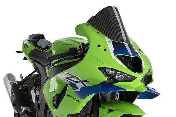 Windschild Puig Z-Racing-Scheibe 320 x 285 mm mit ABE für Kawasaki ZX-10R, ZX-10RR Bj. 2021 - 2026