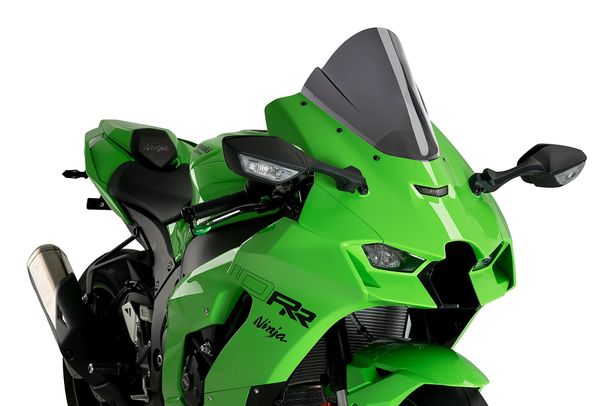 Windschild Puig Z-Racing-Scheibe 320 x 285 mm mit ABE für Kawasaki ZX-10R, ZX-10RR Bj. 2021 - 2026