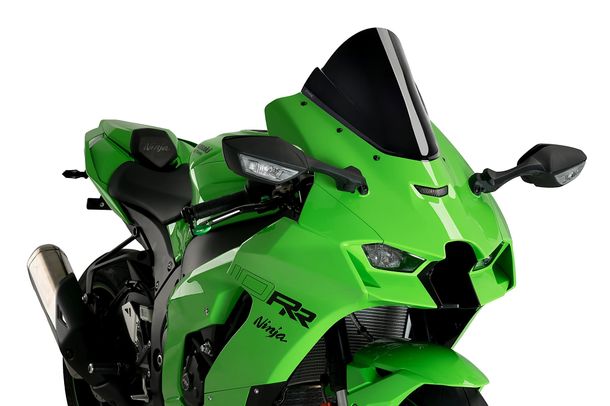 Windschild Puig Z-Racing-Scheibe 320 x 285 mm mit ABE für Kawasaki ZX-10R, ZX-10RR Bj. 2021 - 2026