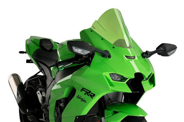 Windschild Puig Z-Racing-Scheibe 320 x 285 mm mit ABE für Kawasaki ZX-10R, ZX-10RR Bj. 2021 - 2026