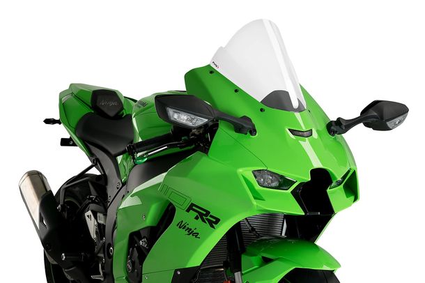 Windschild Puig Z-Racing-Scheibe 320 x 285 mm mit ABE für Kawasaki ZX-10R, ZX-10RR Bj. 2021 - 2026