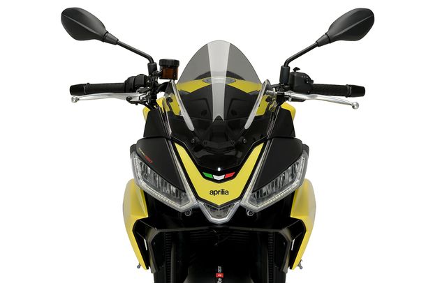 Windschild Puig Z-Racing-Scheibe 350 x 285 mm mit ABE für Aprilia Tuono 660, Tuono 660 Factory, Tuono V4 1100 Factory Bj. 2021 - 2026