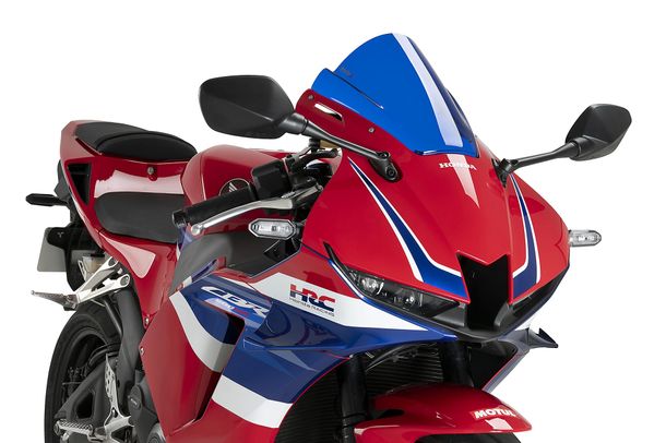 Windschild Puig Z-Racing-Scheibe 275 x 270 mm mit ABE für Honda CBR600RR Bj. 2023 - 2025