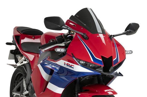 Windschild Puig Z-Racing-Scheibe 275 x 270 mm mit ABE für Honda CBR600RR Bj. 2023 - 2025
