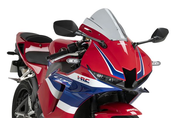 Windschild Puig Z-Racing-Scheibe 275 x 270 mm mit ABE für Honda CBR600RR Bj. 2023 - 2025