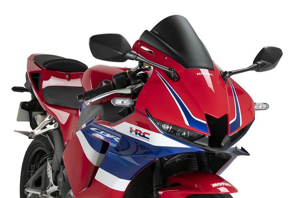 Windschild Puig Z-Racing-Scheibe 275 x 270 mm mit ABE für Honda CBR600RR Bj. 2023 - 2025