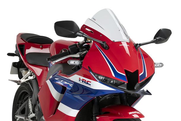 Windschild Puig Z-Racing-Scheibe 275 x 270 mm mit ABE für Honda CBR600RR Bj. 2023 - 2025
