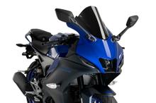 Para-brisa Puig visor Z-Racing 368 x 305 mm com ABE para Yamaha YZF-R125 ano 2023 - 2026