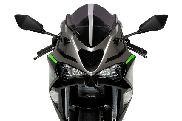 Windschild Puig Z-Racing-Scheibe 335 x 350 mm mit ABE für Kawasaki ZX-6R Ninja Bj. 2024 - 2026