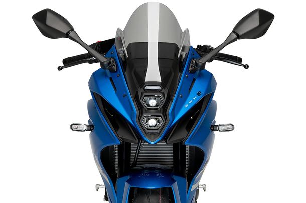 Windschild Puig Z-Racing-Scheibe 380 x 305 mm mit ABE für Suzuki GSX-8R Bj. 2024 - 2026