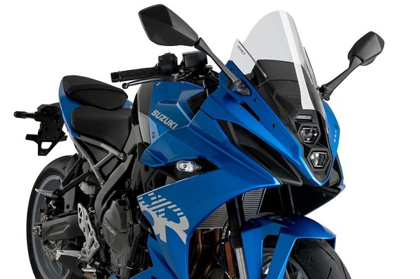 Windschild Puig Z-Racing-Scheibe 380 x 305 mm mit ABE für Suzuki GSX-8R Bj. 2024 - 2026
