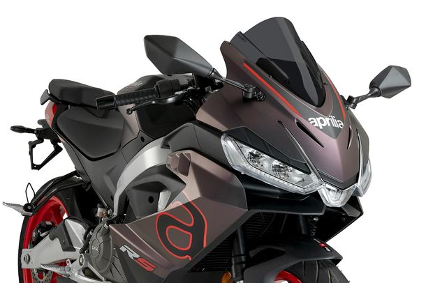 Windschild Puig Z-Racing-Scheibe 380 x 265 mm mit ABE für Aprilia RS 457 Bj. 2024 - 2026