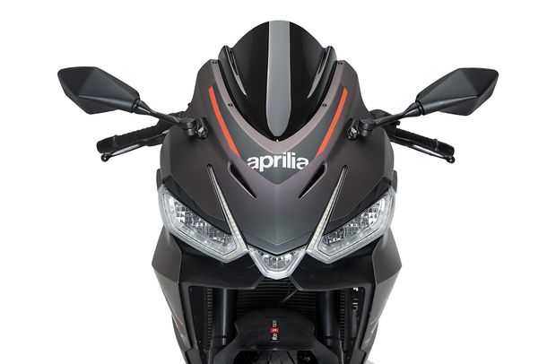 Windschild Puig Z-Racing-Scheibe 380 x 265 mm mit ABE für Aprilia RS 457 Bj. 2024 - 2026