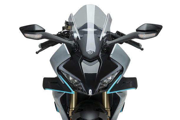 Windschild Puig Z-Racing-Scheibe 385 x 265 mm mit ABE für Cfmoto 450SR, 450SR S, 450S Bj. 2022 - 2026