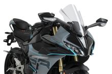Para-brisa Puig Z-Racing-Scheibe 385 x 265 mm com ABE para Cfmoto 450SR, 450SR S, 450S anos 2022 - 2026