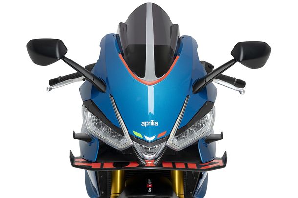 Windschild Puig Z-Racing-Scheibe 328 x 262 mm mit ABE für Aprilia RS 660, RS 660 Factory Bj. 2021 - 2026