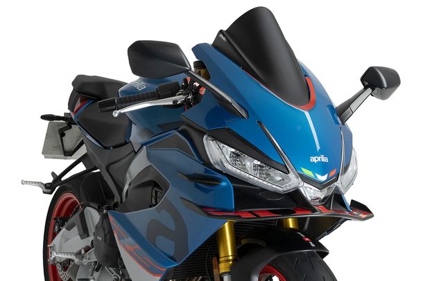 Windschild Puig Z-Racing-Scheibe 328 x 262 mm mit ABE für Aprilia RS 660, RS 660 Factory Bj. 2021 - 2026
