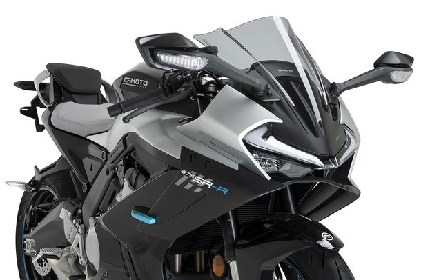 Windschild Puig Z-Racing-Scheibe 460 x 375 mm mit ABE für Cfmoto 675SR-R Bj. 2025 - 2026