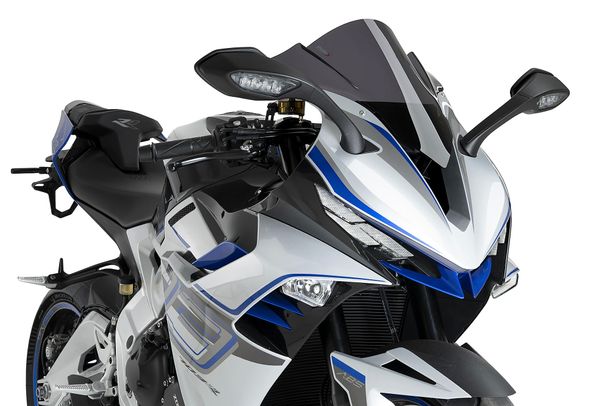 Windschild Puig Z-Racing-Scheibe 350 x 400 mm mit ABE für Zontes 703RR Bj. 2024 - 2026