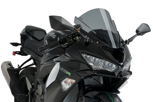 Windschild Puig Z-Racing-Scheibe mit ABE für Kawasaki ZX-6R Ninja, ZX-6R 636 Ninja, ZX-10R Bj. 2008 - 2023