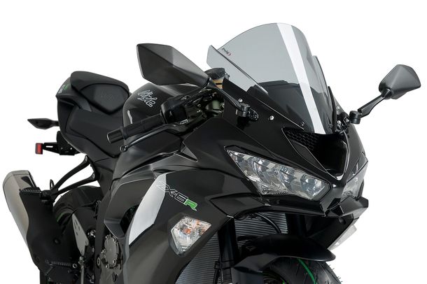 Windschild Puig Z-Racing-Scheibe mit ABE für Kawasaki ZX-6R Ninja, ZX-6R 636 Ninja, ZX-10R Bj. 2008 - 2023