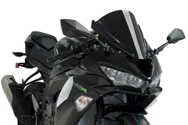 Windschild Puig Z-Racing-Scheibe mit ABE für Kawasaki ZX-6R Ninja, ZX-6R 636 Ninja, ZX-10R Bj. 2008 - 2023