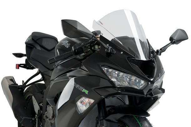 Windschild Puig Z-Racing-Scheibe mit ABE für Kawasaki ZX-6R Ninja, ZX-6R 636 Ninja, ZX-10R Bj. 2008 - 2023