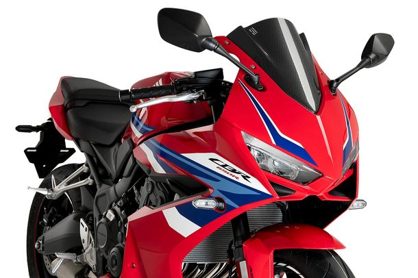 Windschild Puig Z-Racing-Scheibe 335 x 285 mm mit ABE für Honda CBR650R, CBR650R Eclutch Bj. 2019 - 2026
