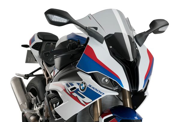Windschild Puig Z-Racing-Scheibe 445 x 425 mm mit ABE für BMW S1000RR, M1000RR Bj. 2019 - 2026