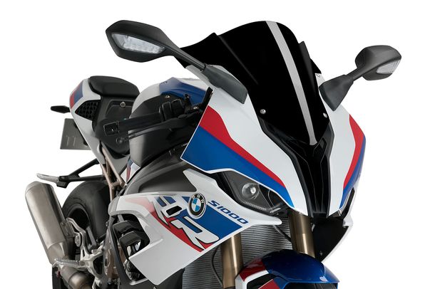 Windschild Puig Z-Racing-Scheibe 445 x 425 mm mit ABE für BMW S1000RR, M1000RR Bj. 2019 - 2026
