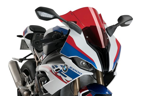 Windschild Puig Z-Racing-Scheibe 445 x 425 mm mit ABE für BMW S1000RR, M1000RR Bj. 2019 - 2026