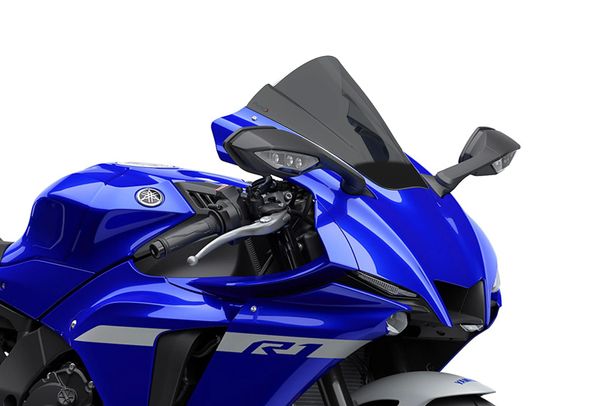 Windschild Puig Z-Racing-Scheibe 335 x 295 mm mit ABE für Yamaha YZF-R1, YZF-R1M, YZF-R1 Race Bj. 2020 - 2026