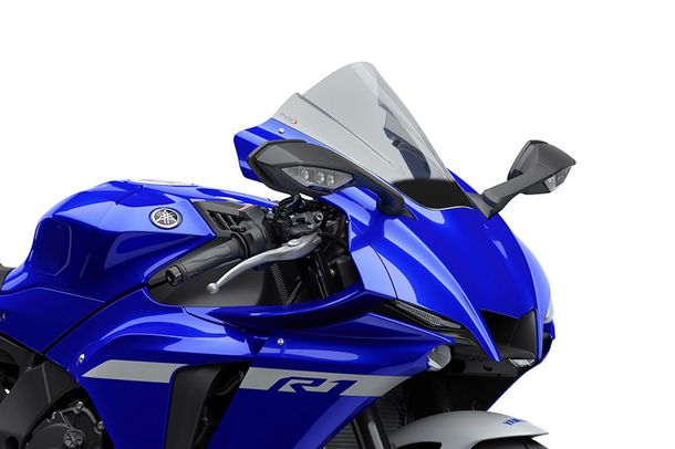 Windschild Puig Z-Racing-Scheibe 335 x 295 mm mit ABE für Yamaha YZF-R1, YZF-R1M, YZF-R1 Race Bj. 2020 - 2026