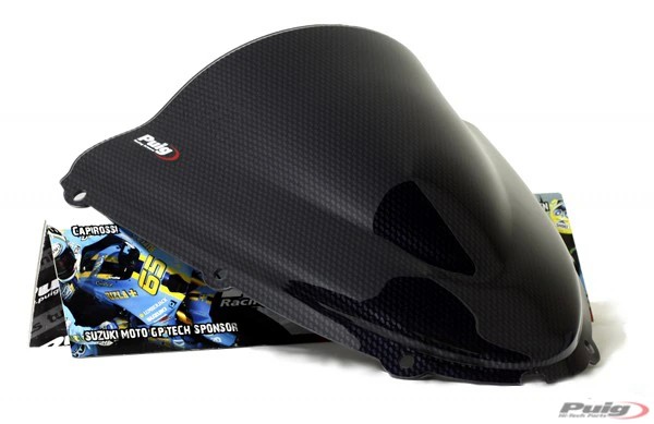 Para-brisa Puig Z-Racing com ABE para Kawasaki ZX-6R Ninja, ZX-10R ano 2005 - 2008