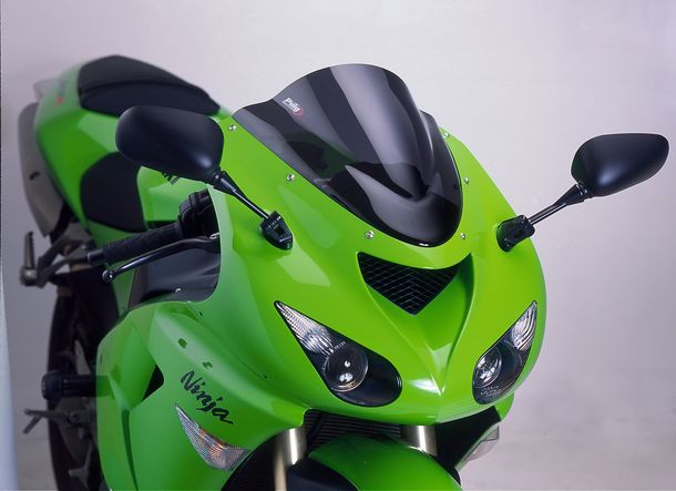 Windschild Puig Z-Racing-Scheibe mit ABE für Kawasaki ZX-6R Ninja, ZX-10R Bj. 2005 - 2008