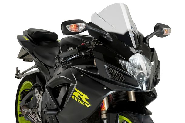 Windschild Puig Z-Racing-Scheibe mit ABE für Suzuki GSX-R600, GSX-R750 Bj. 2006 - 2007