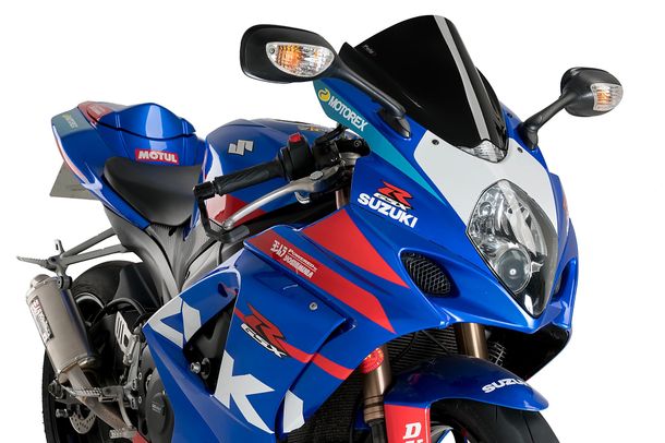 Windschild Puig Z-Racing-Scheibe mit ABE für Suzuki GSX-R1000 Bj. 2007 - 2008