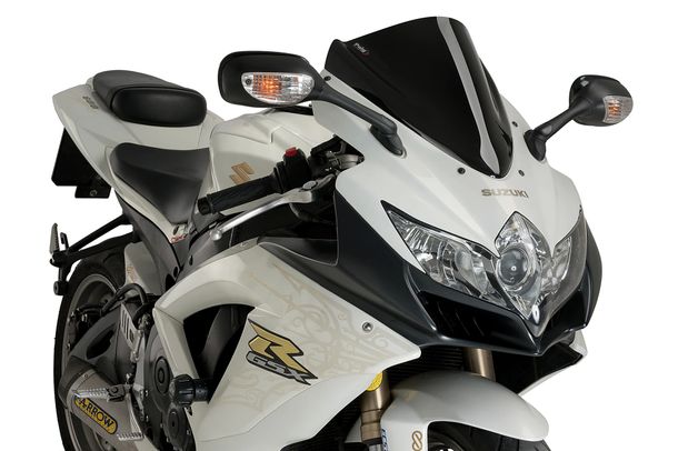 Windschild Puig Z-Racing-Scheibe mit ABE für Suzuki GSX-R600, GSX-R750 Bj. 2008 - 2010