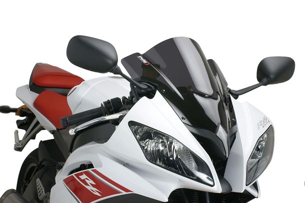 Windschild Puig Z-Racing-Scheibe mit ABE für Yamaha YZF-R6 Bj. 2008 - 2016