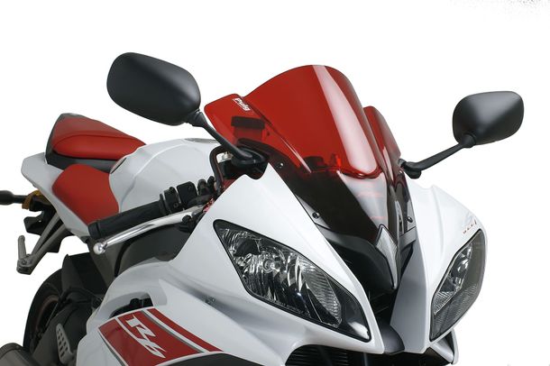 Windschild Puig Z-Racing-Scheibe mit ABE für Yamaha YZF-R6 Bj. 2008 - 2016