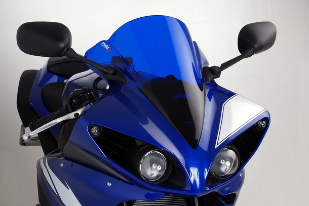 Windschild Puig Z-Racing-Scheibe mit ABE für Yamaha YZF-R1 Bj. 2009 - 2014