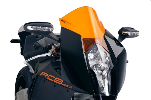 Windschild Puig Z-Racing-Scheibe mit ABE für KTM 1190 RC8 R, 1190 RC8 Bj. 2008 - 2015