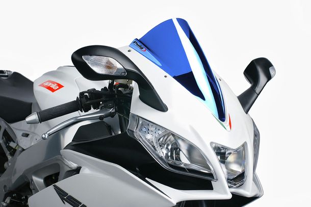 Windschild Puig Z-Racing-Scheibe mit ABE für Aprilia RS125, RSV4, RS4 125, RS4 125 Replica, RSV4 Factory, RSV4 R Bj. 2009 - 2026