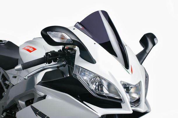 Windschild Puig Z-Racing-Scheibe mit ABE für Aprilia RS125, RSV4, RS4 125, RS4 125 Replica, RSV4 Factory, RSV4 R Bj. 2009 - 2026